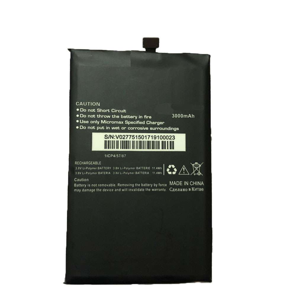 3.7V 3500mAh/7.65WH Micromax AQ5002 Replacement Battery