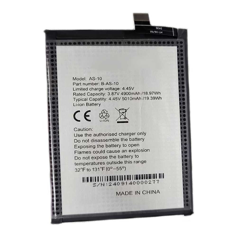 3.87V 5010mAh AS-10 Smartphone Battery for Aspera AS-10