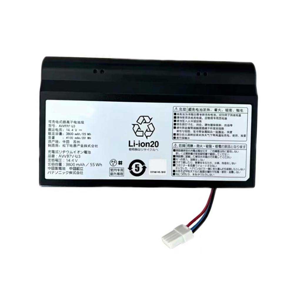 14.4V 3800mAh AVV97V-U3 Vacuum Robot Battery for Panasonic MC-RSF100C