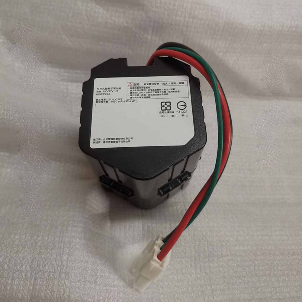 21.6V 1650mAh 35.6Wh AVV97V-U7 Vacuum Cleaner Battery for Panasonic Power Floor