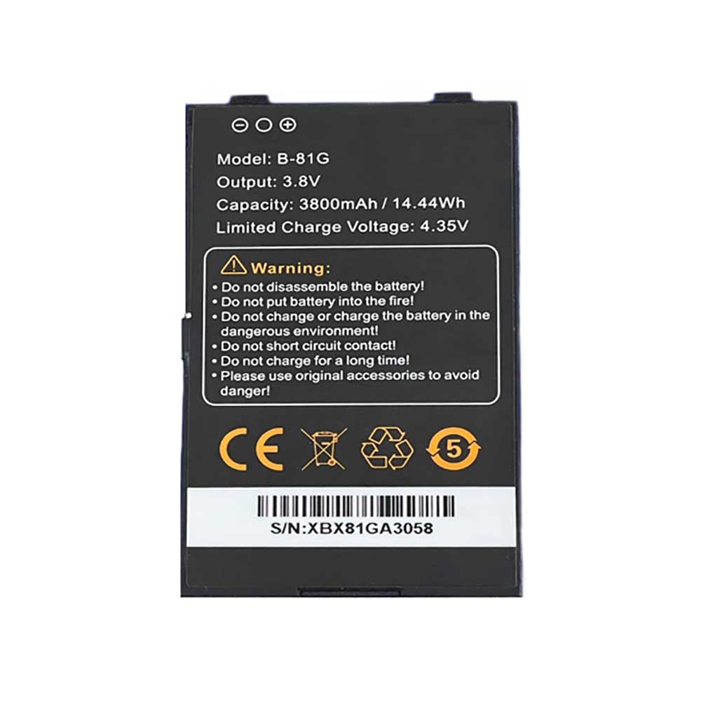 3.8V 3800 mAh/14.44Wh Inrico S200 Replacement Battery