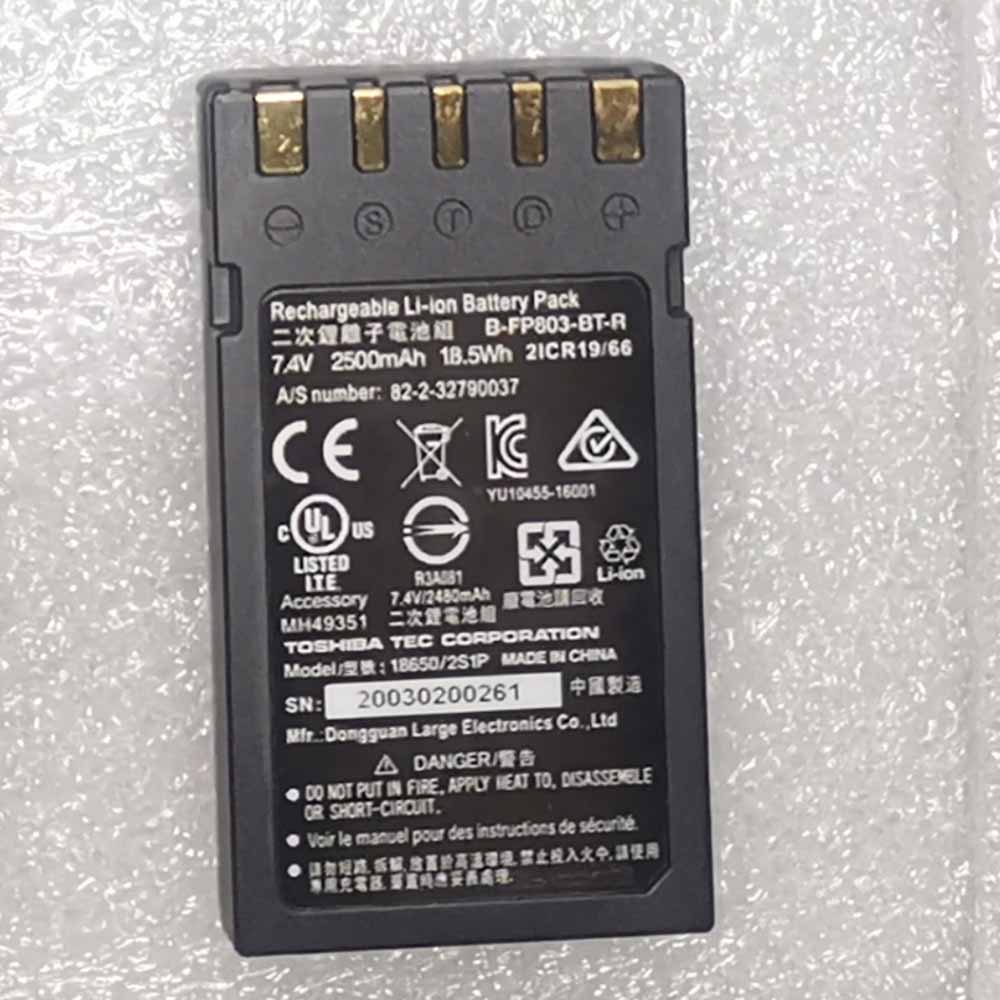 B-FP803-BT-R 2500mah/18.5Wh Replacement battery for Toshiba B-FP2 B-FP3-GH30 B-FP3-GH40