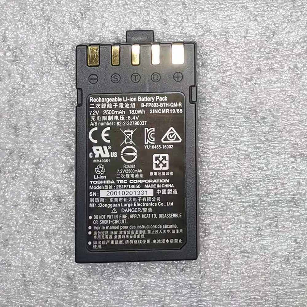 B-FP803-BTH-QM-R 2500mah Replacement battery for Toshiba B-FP2 B-FP3-GH30 B-FP3-GH40