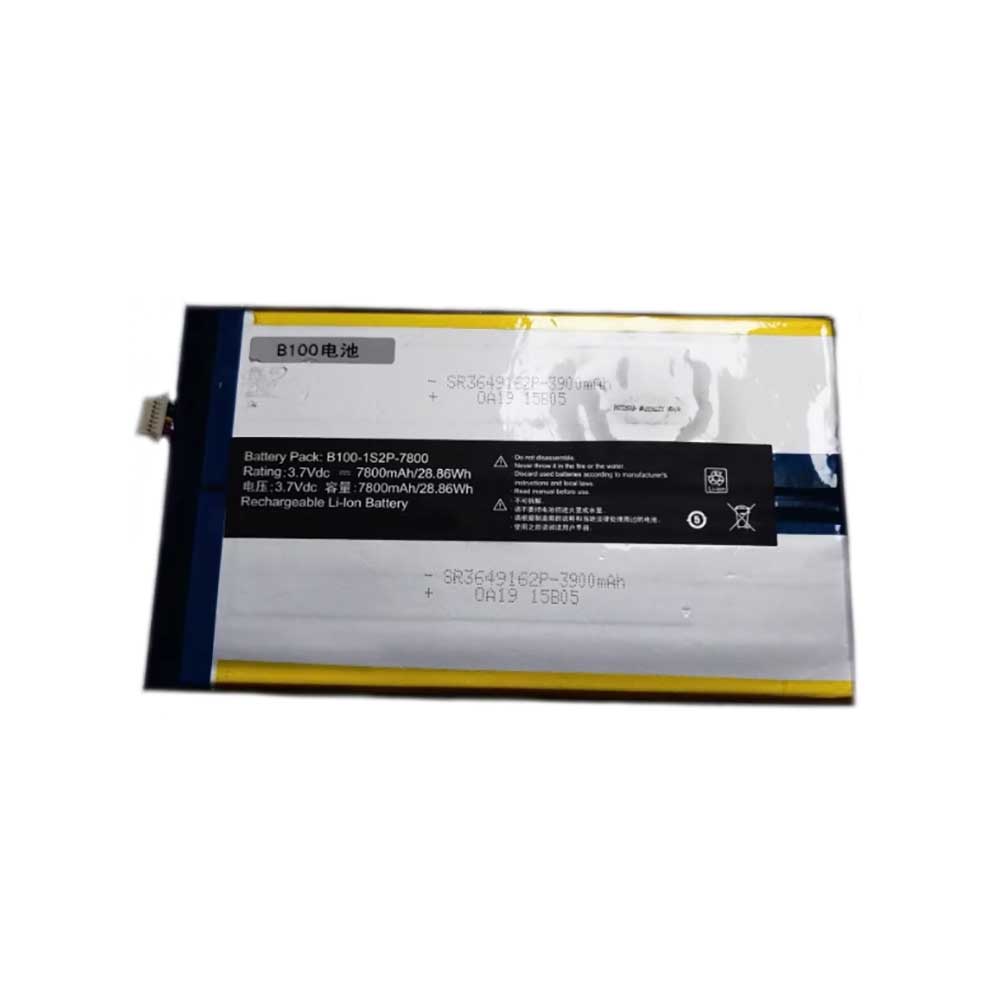 3.7V 7800mAh B100-1S2P-7800 Laptop Battery for Hasee B100