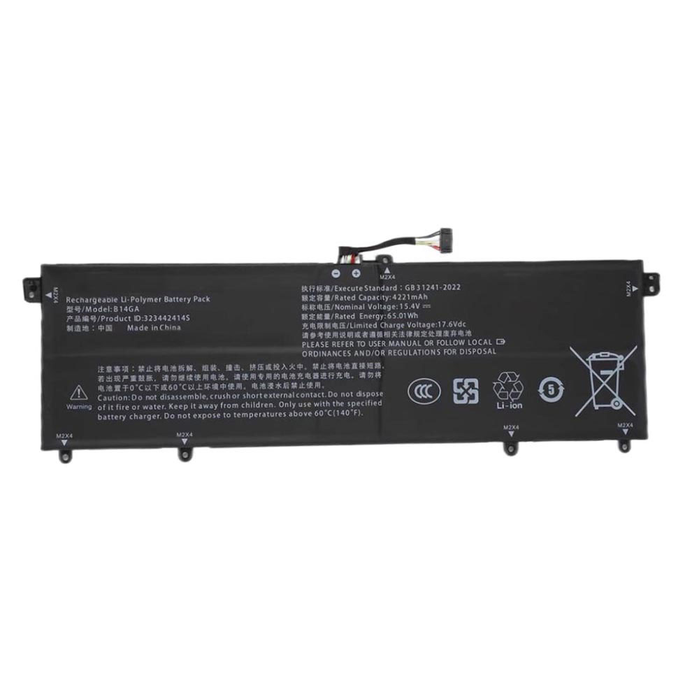 15.4V 4221mAh B14GA Laptop Battery for RTDPART B14GA 323442414S