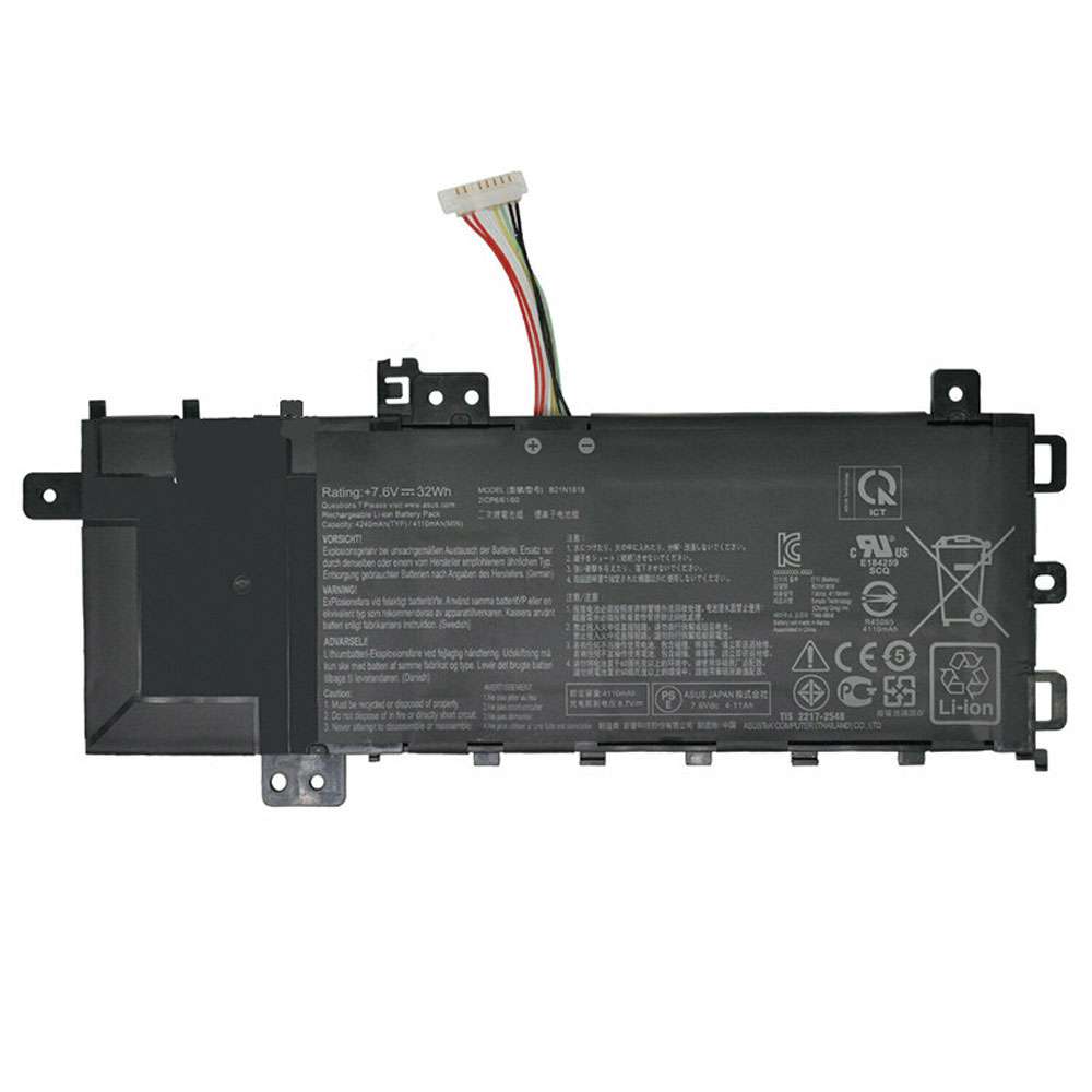 7.6V/8.7V 4110mAh/32WH B21N1818 Laptop Battery for Asus VivoBook 15 X512DA X512UB