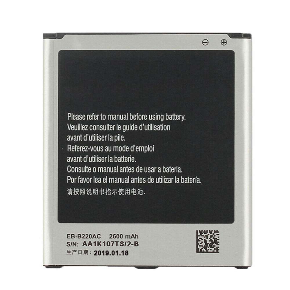 3.8V/4.35V 2600mAh/9.88WH EB-B220AC Smartphone Battery for Samsung Galaxy Grand 2 SM-G7106 G7108 G7108V
