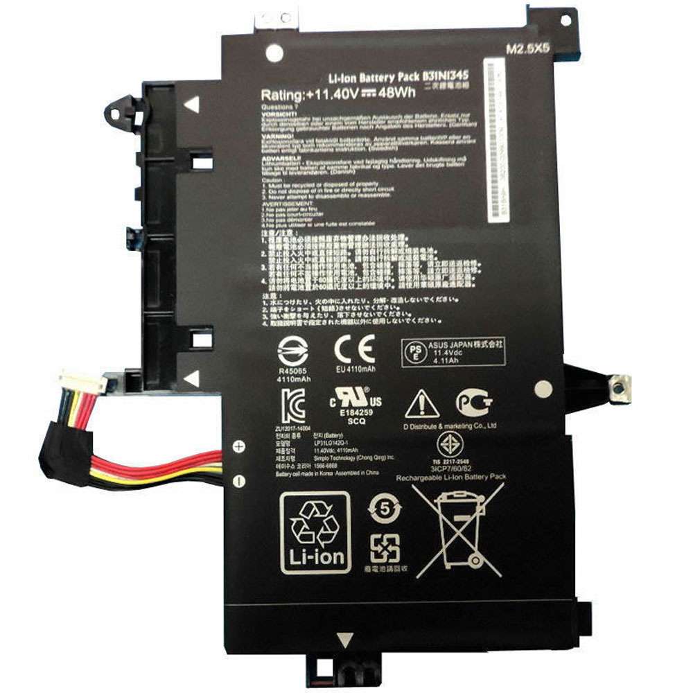 11.4V 48Wh B31N1345 Laptop Battery for ASUS Transformer Book Flip TP500L TP500LA TP500LN
