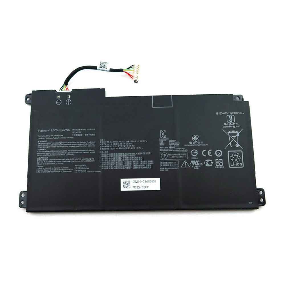 11.55V 3455mAh B31N1912 Laptop Battery for Asus E410M E410MA L410MA