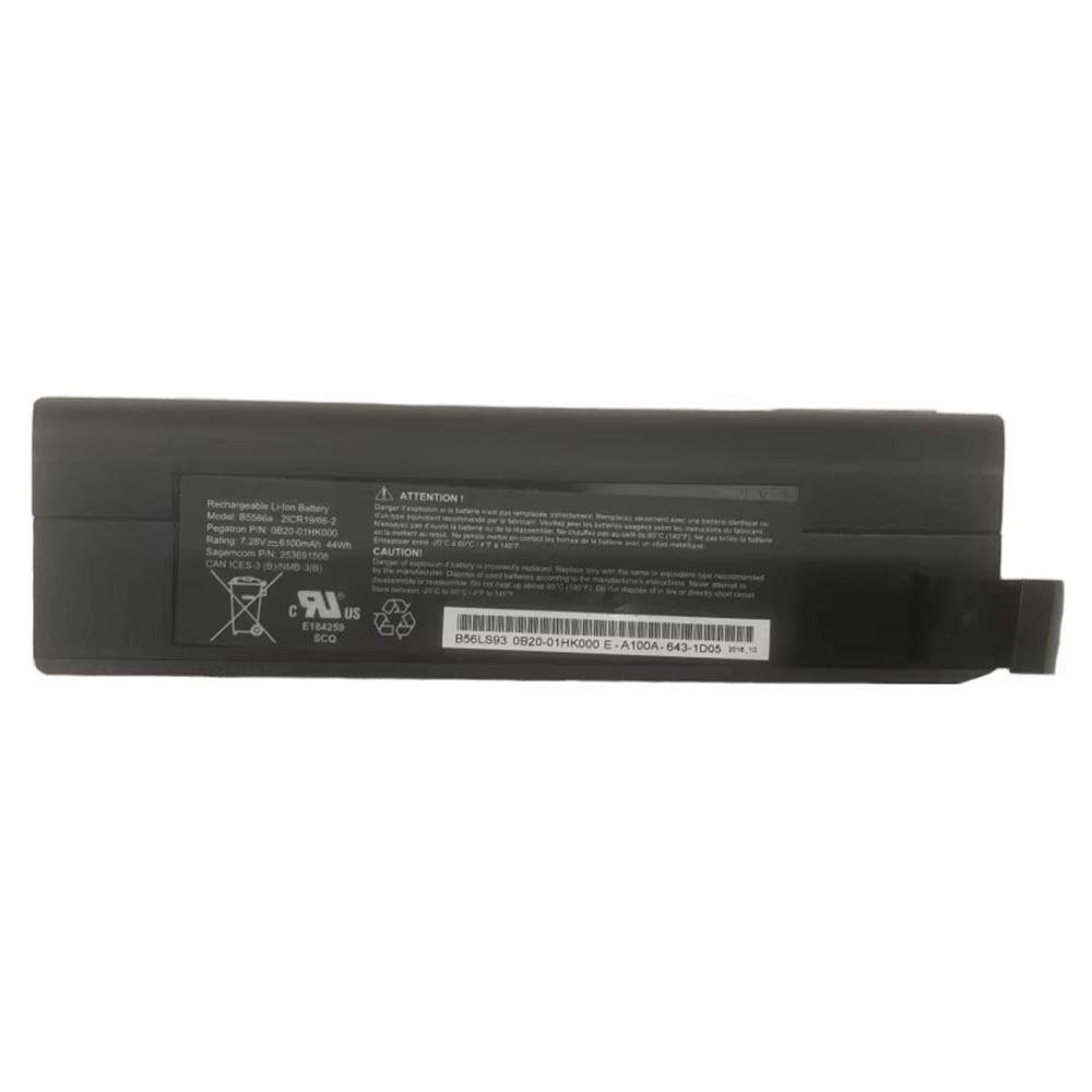7.28V 6100mAh B5566a Wireless Router Battery for Sagemcom 0B20-01HK000