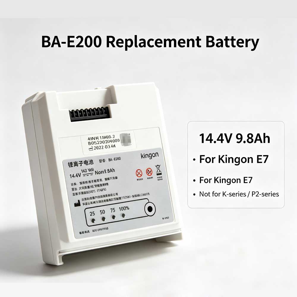  Medical Battery for Kingon E7 - 9.8Ah 14.4V