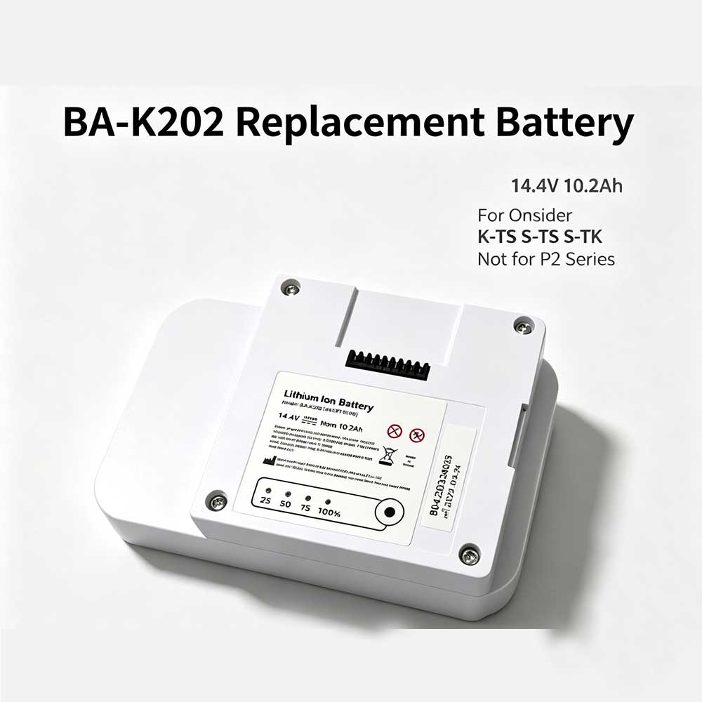  Medical Battery for Onsider BA-K200 BA-K201 K-TS S-TS S-TK S-TD K-TQ5 - 10.2Ah 14.4V