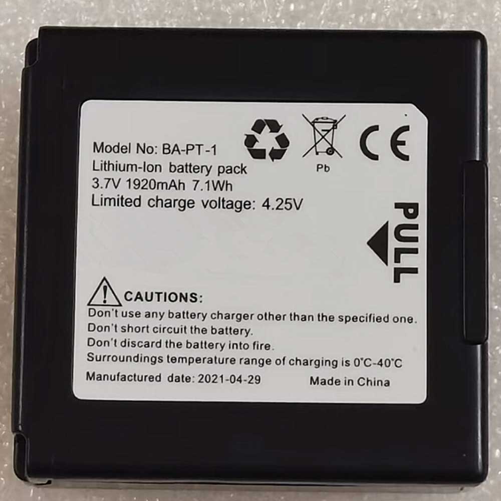 3.7V 1920mAh BA-PT-1 Barcode Scanners Battery for Gicom BA-PT-1