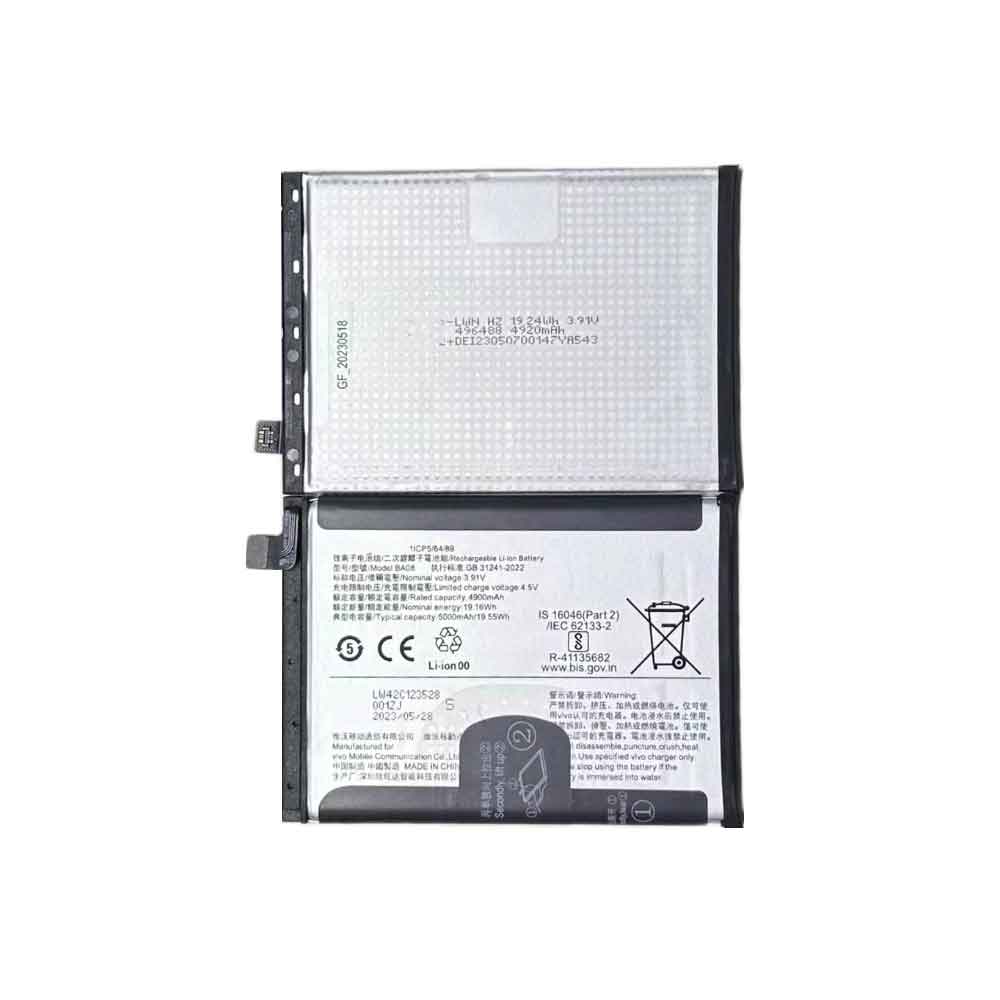 3.91V 5000mAh BA08 Smartphone Battery for VIVO BA08