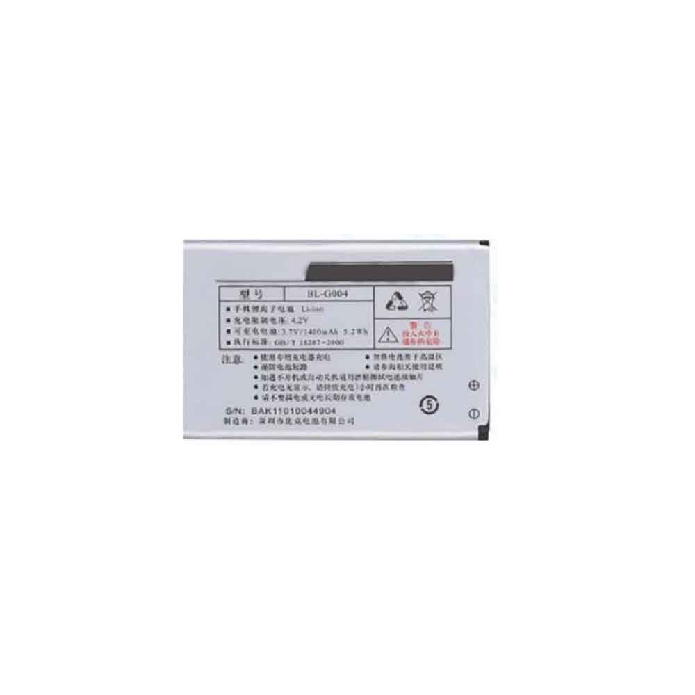3.7V 1400mAh BL-G004 Smartphone Battery for Gionee V306 V169 E109