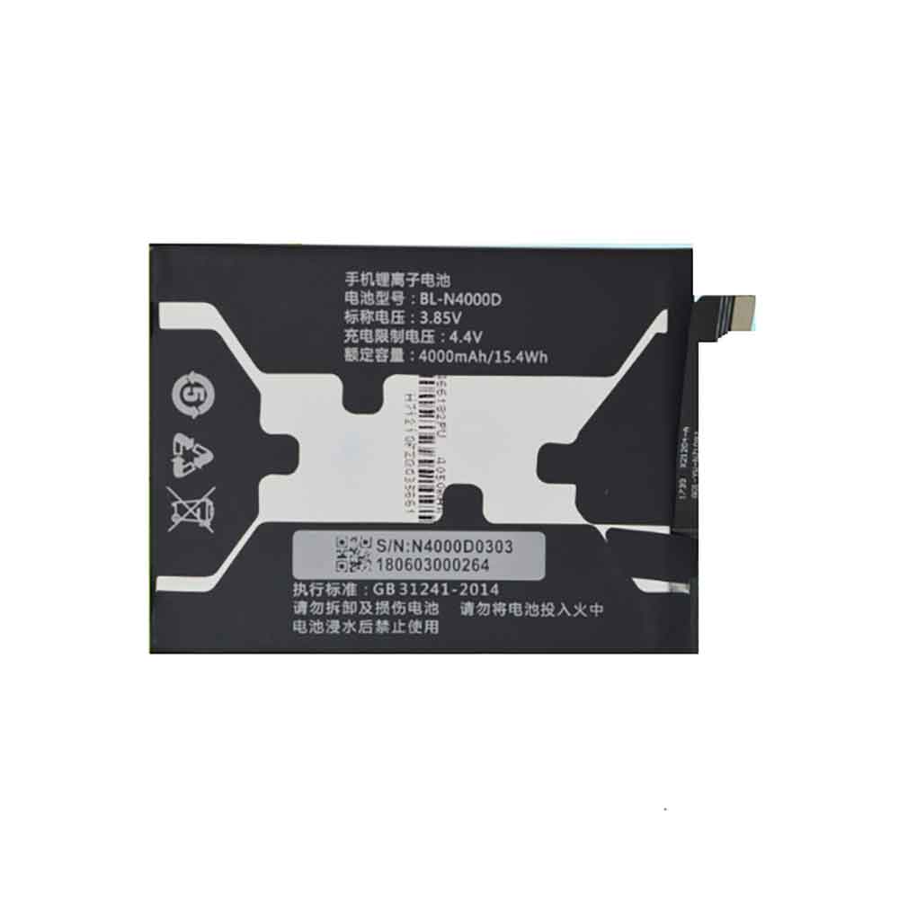 3.85V 4000mAh BL-N4000D Smartphone Battery for Gionee GN5006 GN5006L Jinggang 3
