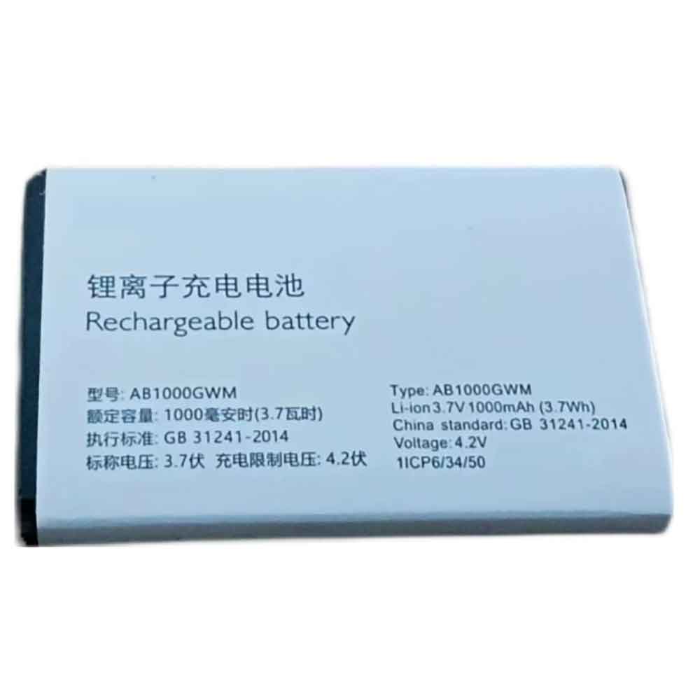 3.7V 1630mAh AB1000GWM Smartphone Battery for Philips E309