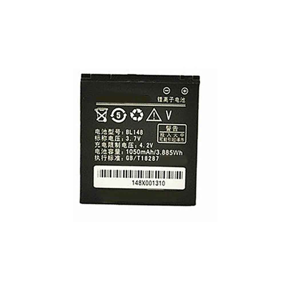 3.7V 1050mAh BL148 Smartphone Battery for Lenovo TD50T I30