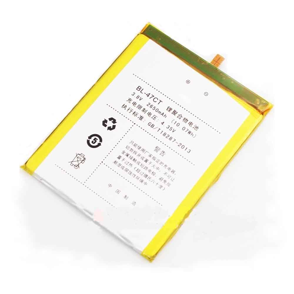 3.8V 2650mAh BL-47CT Smartphone Battery for Koobee MAX2 X9