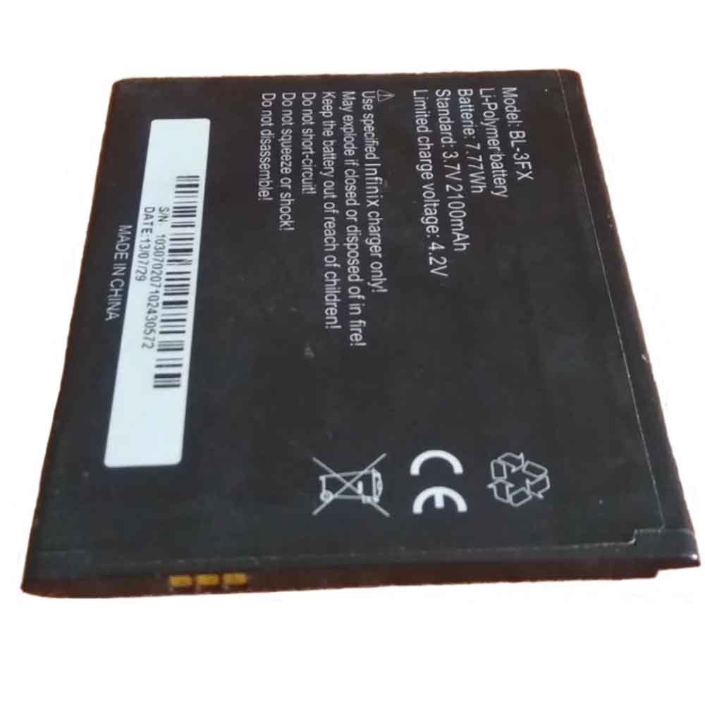 3.7V 2100mAh BL-3FX Smartphone Battery for Infinix BL-3FX