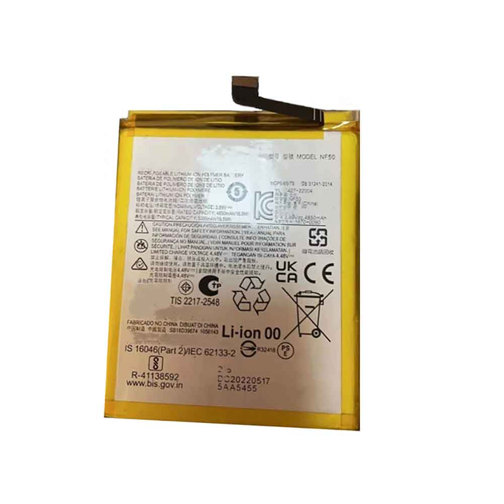 3.89V 5000mAh NF50 Smartphone Battery for Motorola Moto Edge XT2205