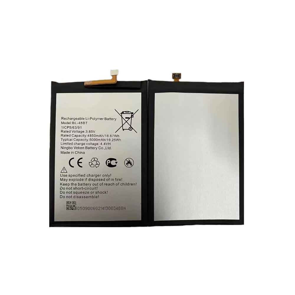 3.85V 5000mAh BL-48BT Smartphone Battery for Infinix BL-48BT