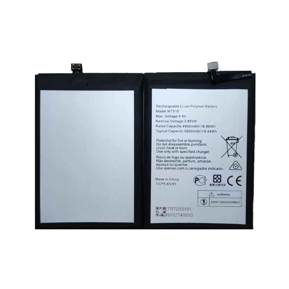 3.85V 5050mAh WT510 Smartphone Battery for Nokia WT510