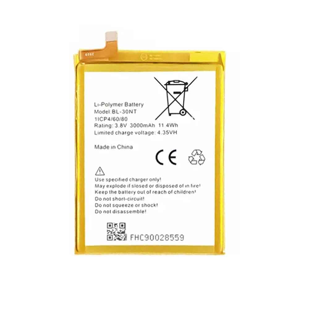 3.8V 3000mAh BL-30NT Smartphone Battery for Tecno BL-30NT