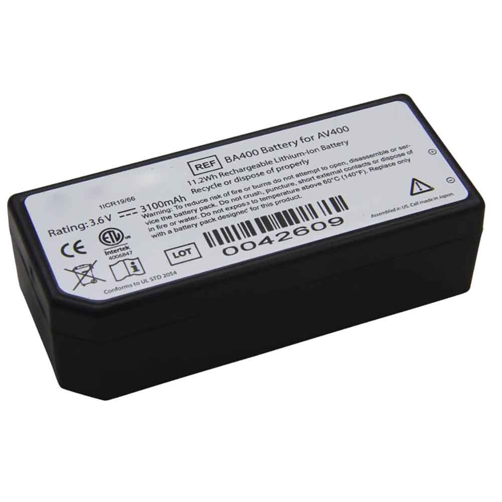 3.6V 3.1Ah BA400 Medical Battery for Veins Accuvein AV400