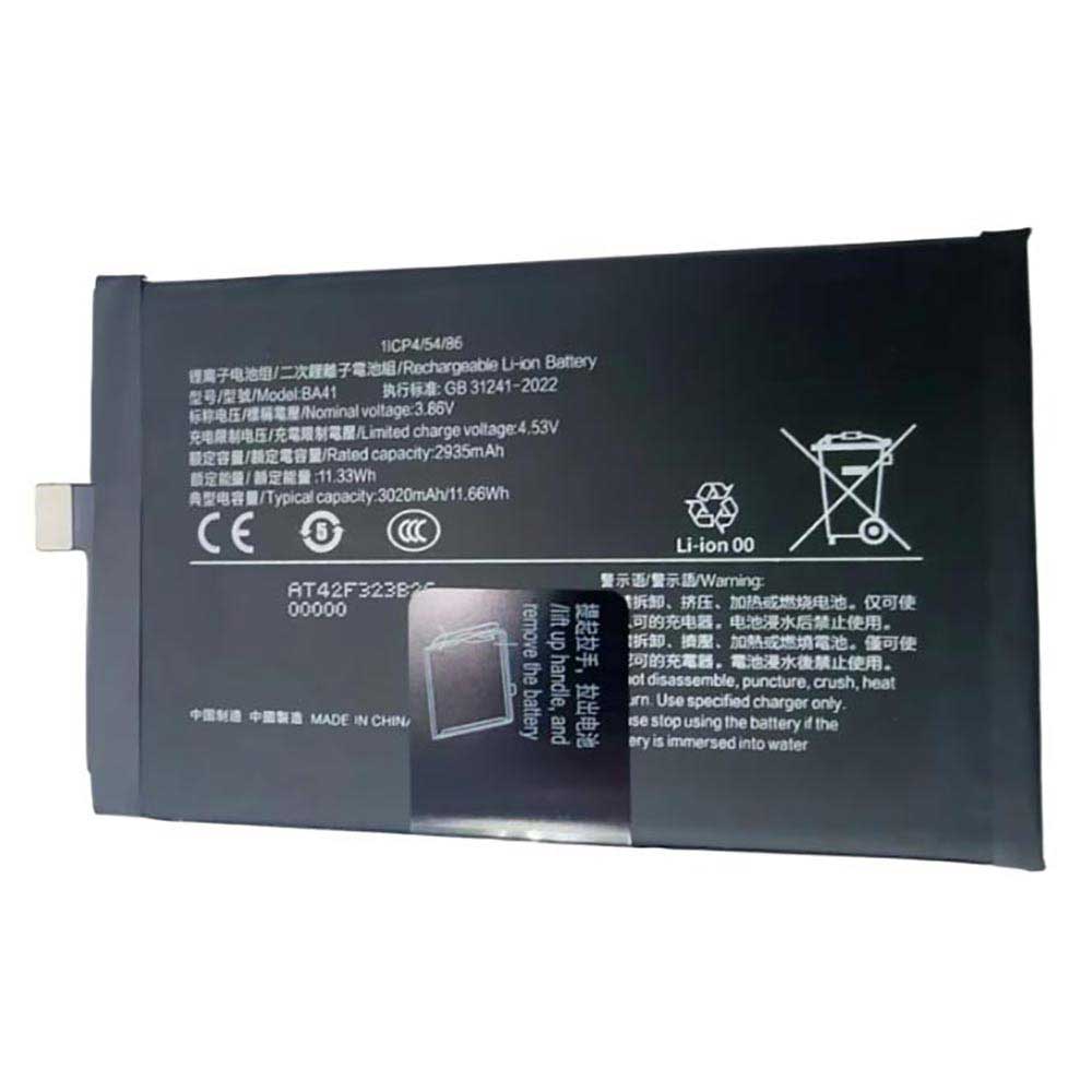 3.86V 2935mAh BA41 Smartphone Battery for VIVO X Fold 3