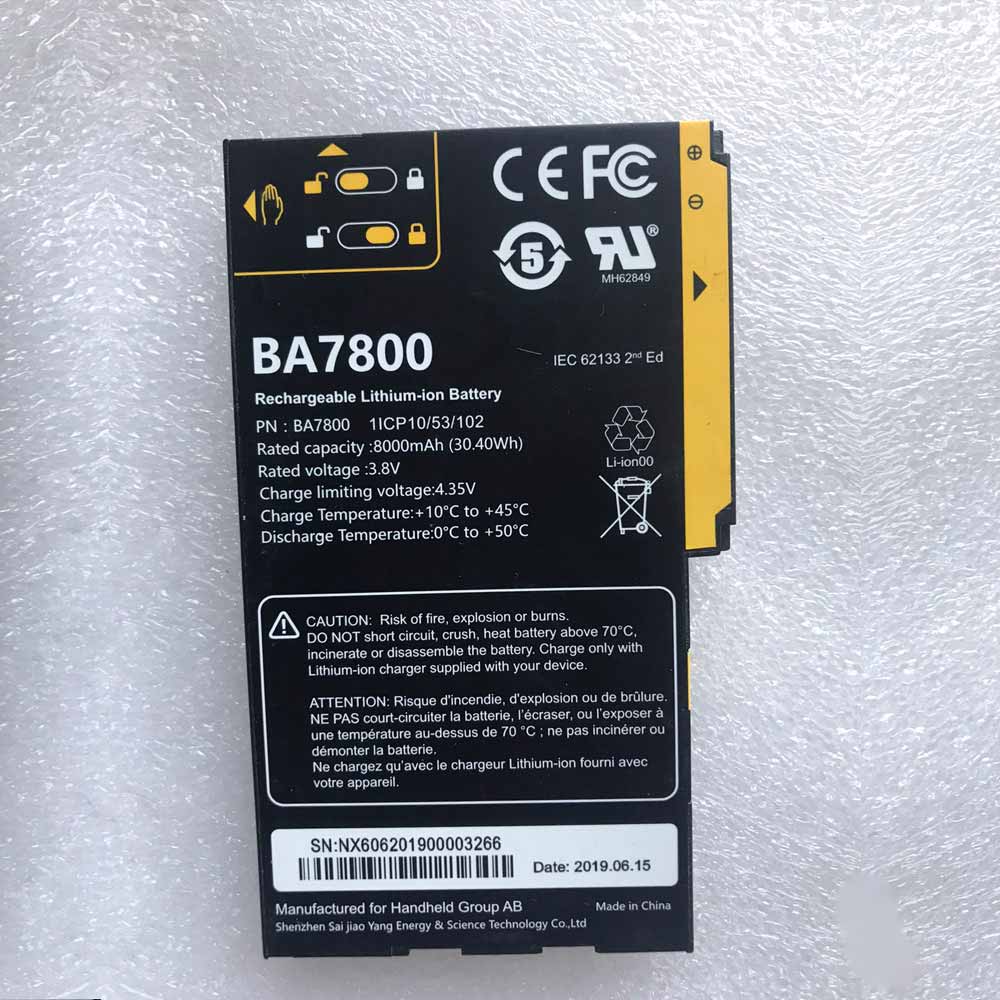 3.8V 8200mAh BA820 GPS Battery for Hezhong A8 Outdoor Beidou Handheld GPS