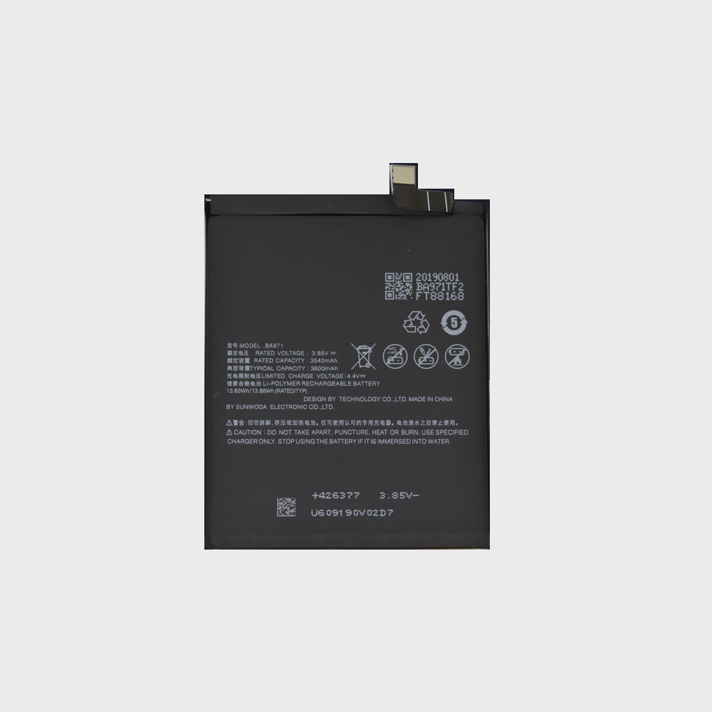 3.85V/4.4V 3540mAh/13.63WH Meizu 16s/16S PRO Replacement Battery