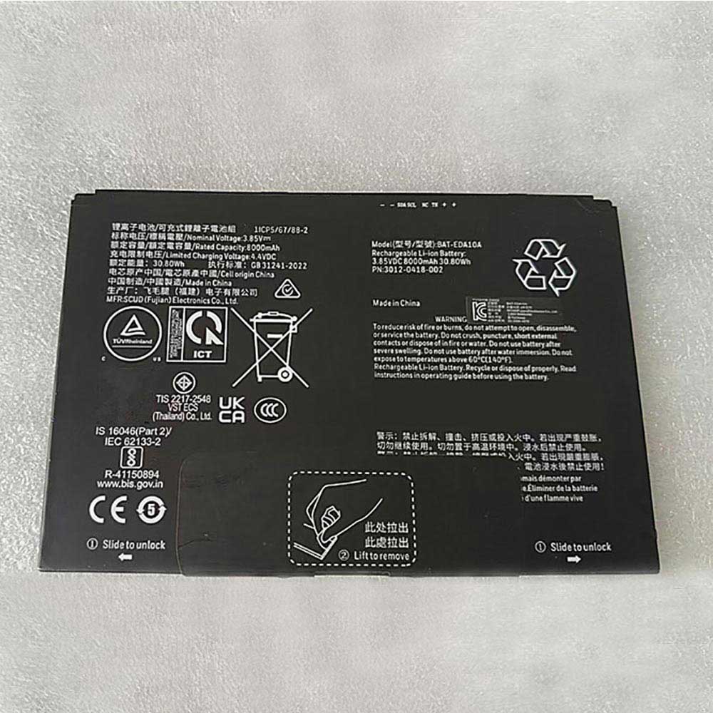 3.85V 3000mAh BAT-EDA10A Barcode Scanners Battery for Honeywell Barcode Scanner 3012-0418-001