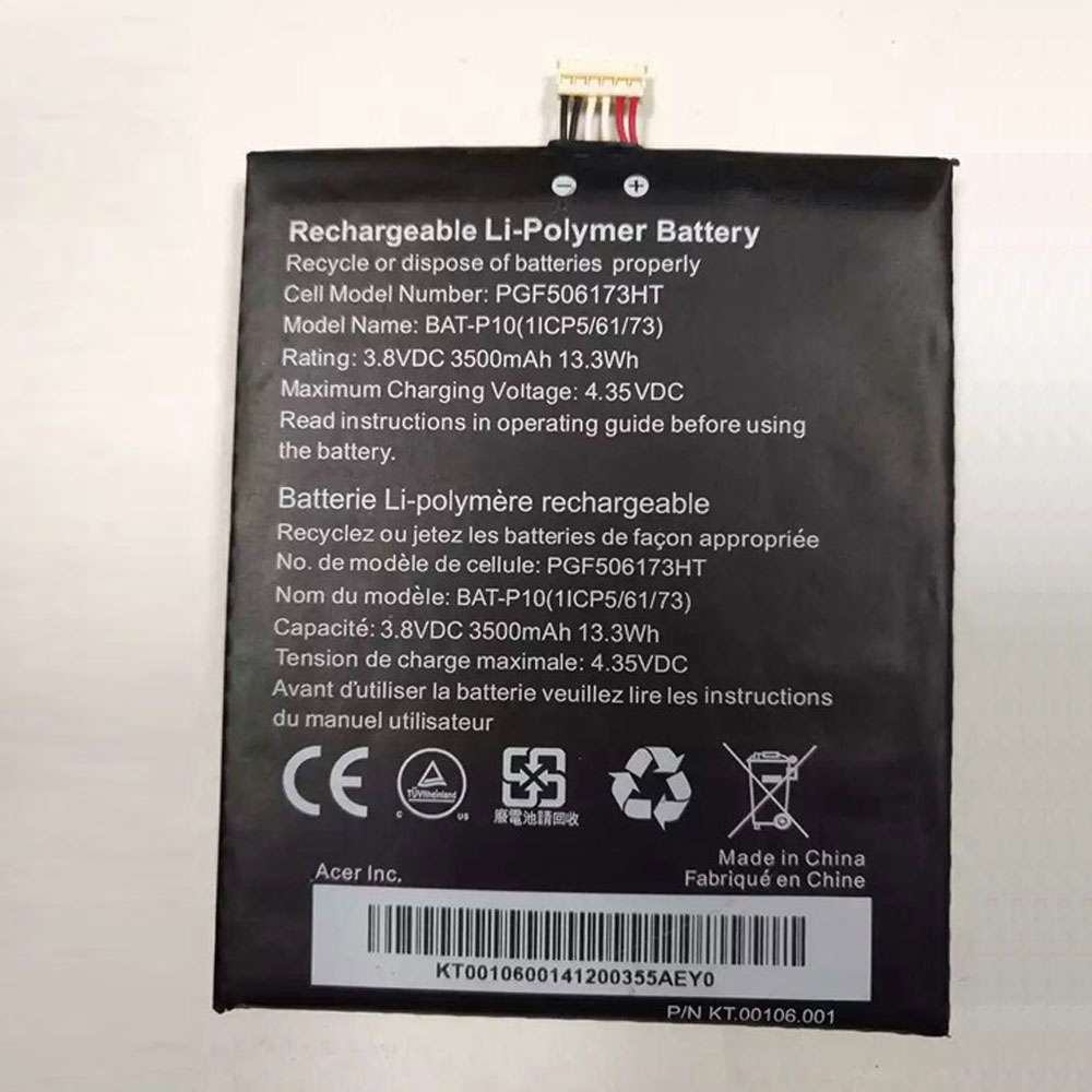 3.8V/4.35V 3500MAH/13.3WH Acer E39 Liquid E700 Liquid E700 Triple Replacement Battery