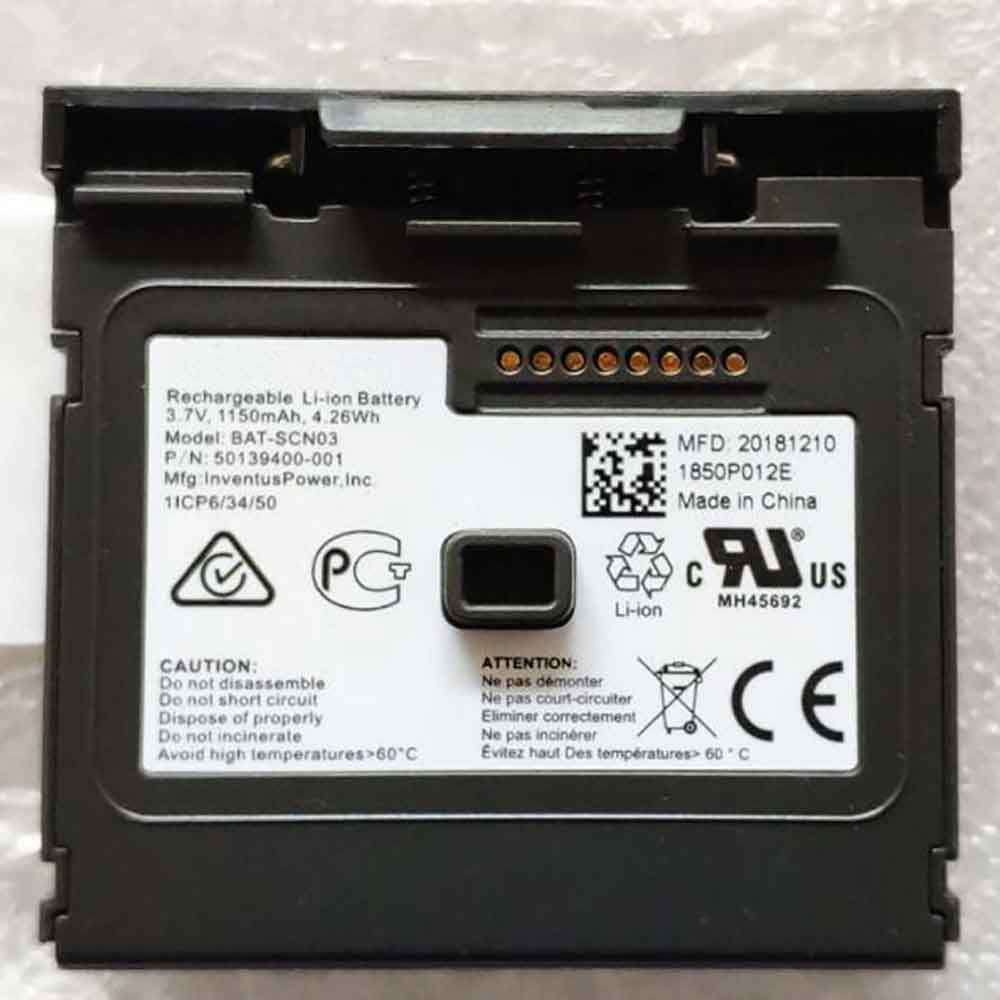 3.7V 4.2V 1150mAh 4.26Wh BAT-SCN03 Barcode Scanners Battery for Honeywell 8680i 50139400-001