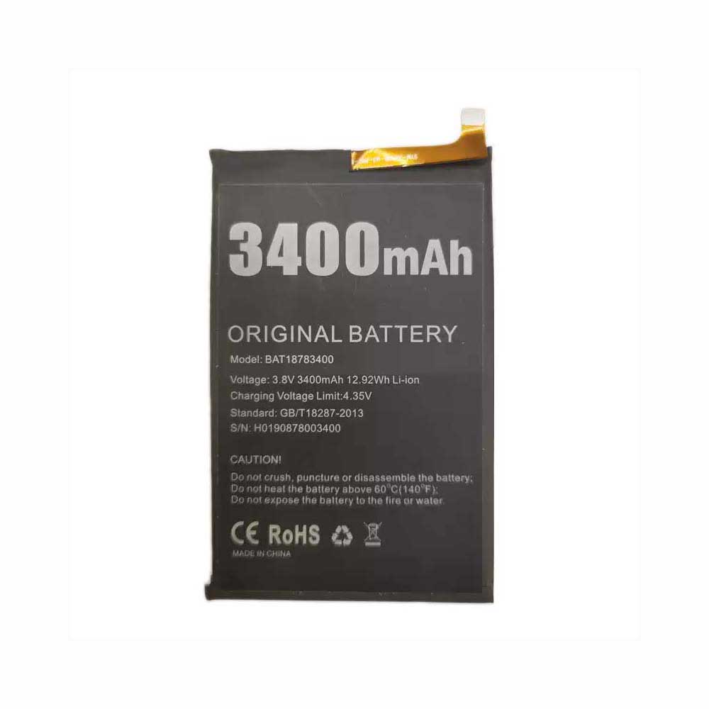 3.8V 3400mAh BAT18783400S Smartphone Battery for Doogee Y8C