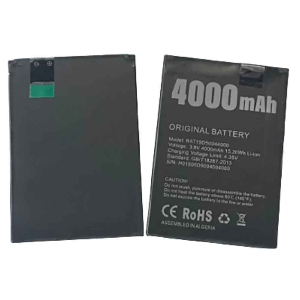 3.8V 4000mAh BAT19D50044000 Smartphone Battery for Doogee BAT19D50044000