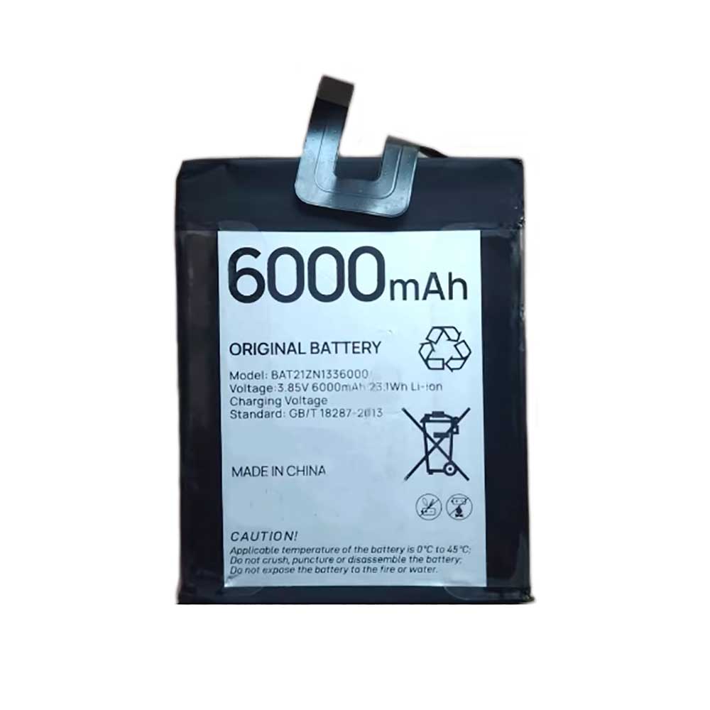 3.85V 6000mAh BAT21ZN336000 Smartphone Battery for Doogee BAT21ZN336000