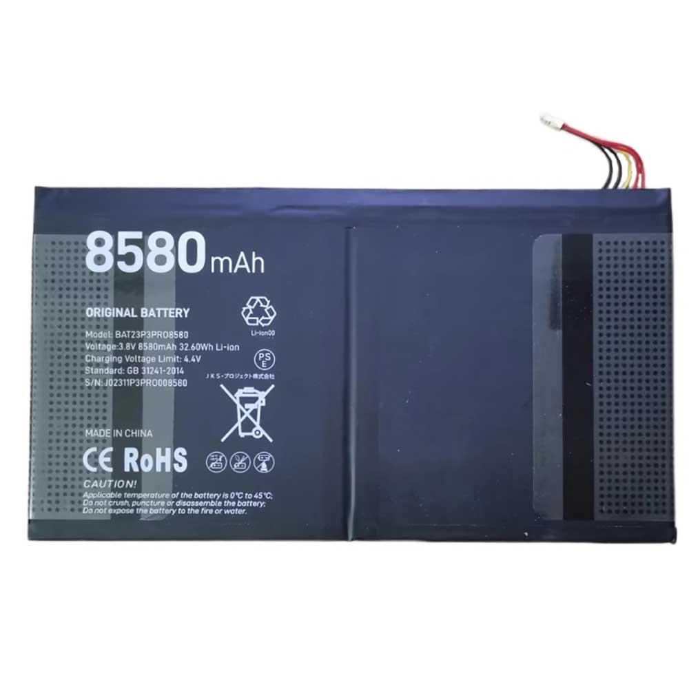 3.8V 8580mAh BAT23P3PR08580 Smartphone Battery for Doogee T30 Pro