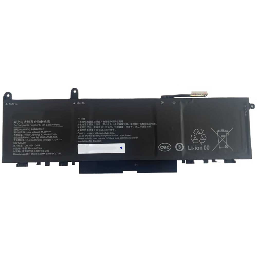 11.55V 4200mAh BATGXITHL31 Laptop Battery for UNIS BATGXITHL31
