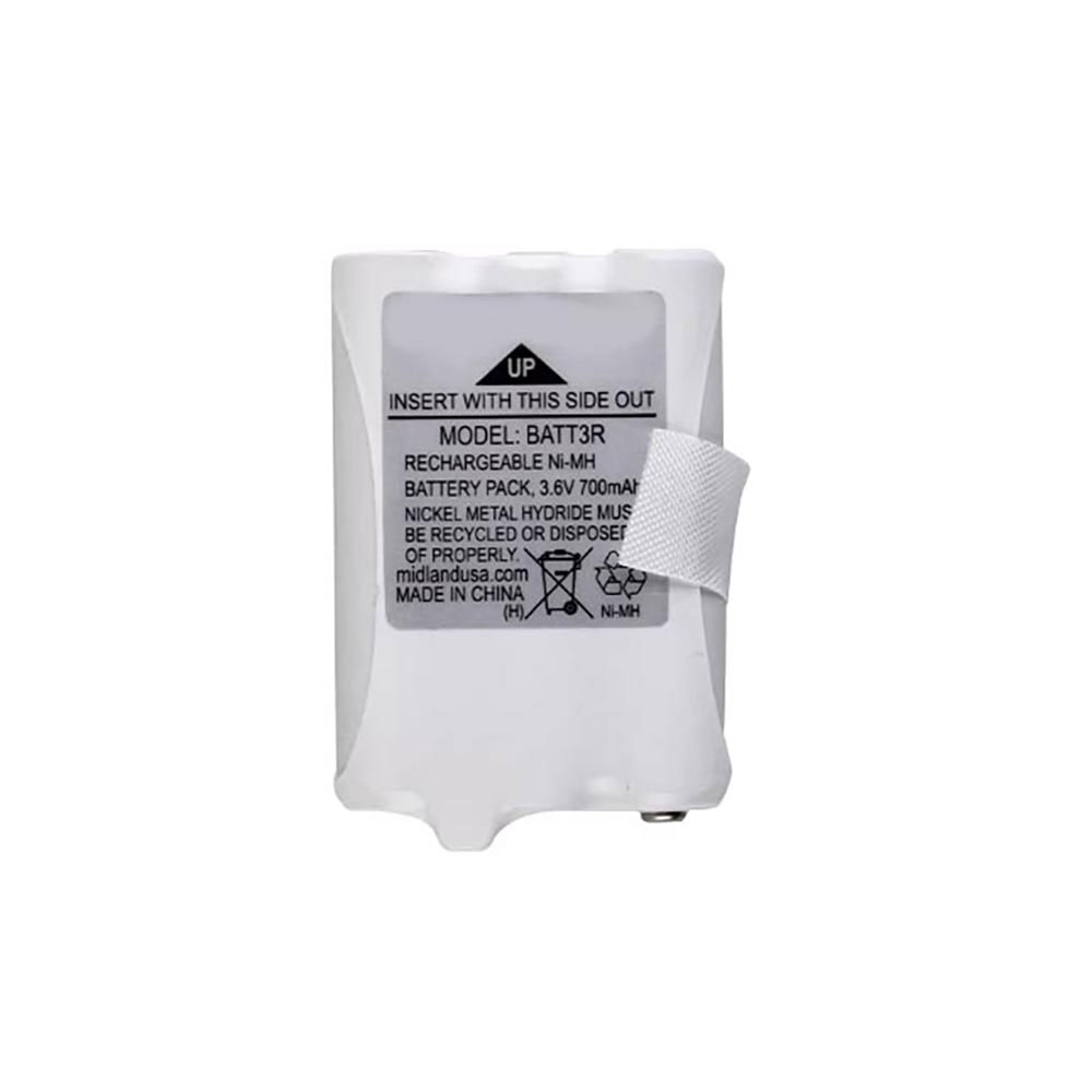 3.6V 700mAh BATT3R Radio Communication Battery for Midland LXT600