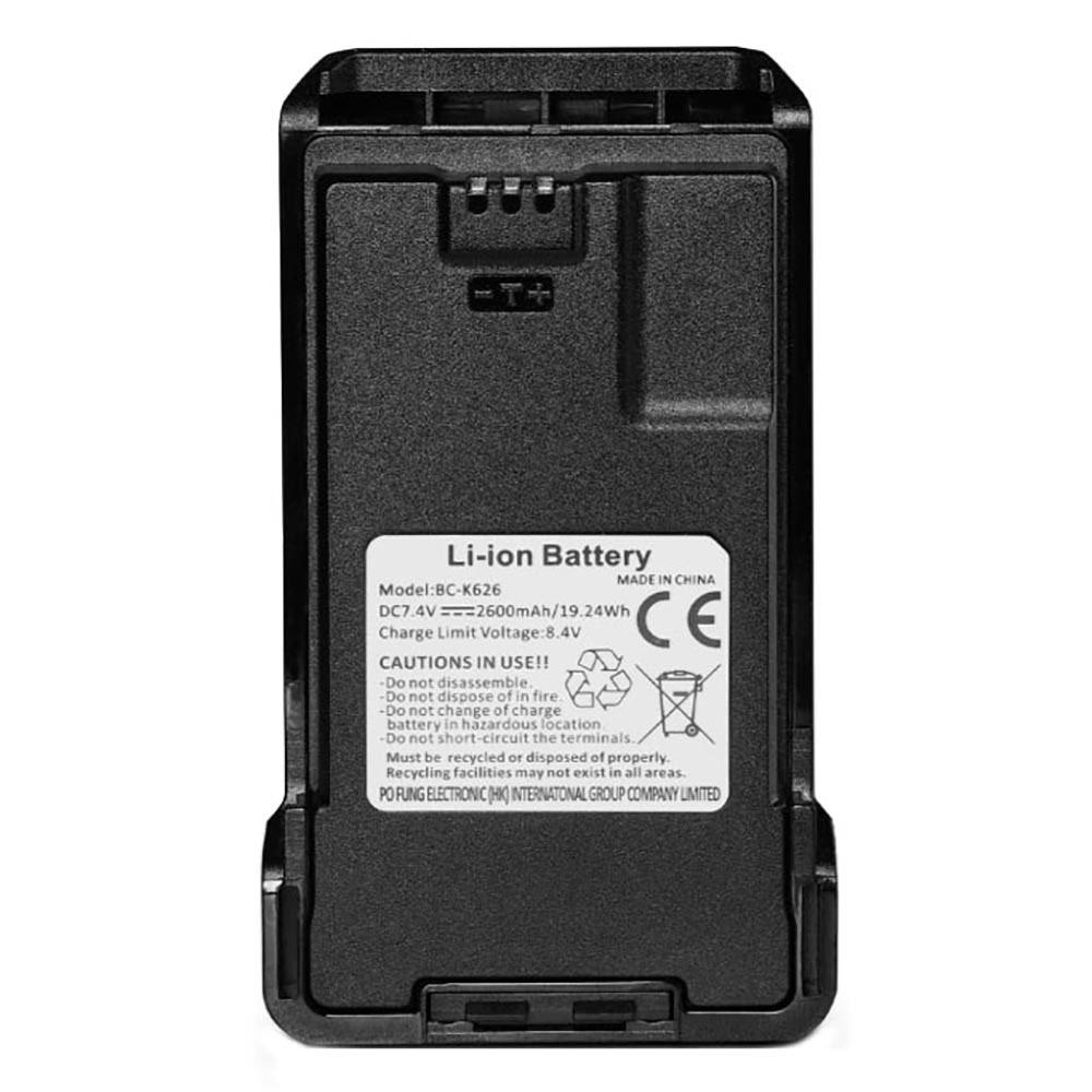 7.4V 2600mAh BC-K626 Radio Communication Battery for BAOFENG UV-K6/UV-K61/UV-K62