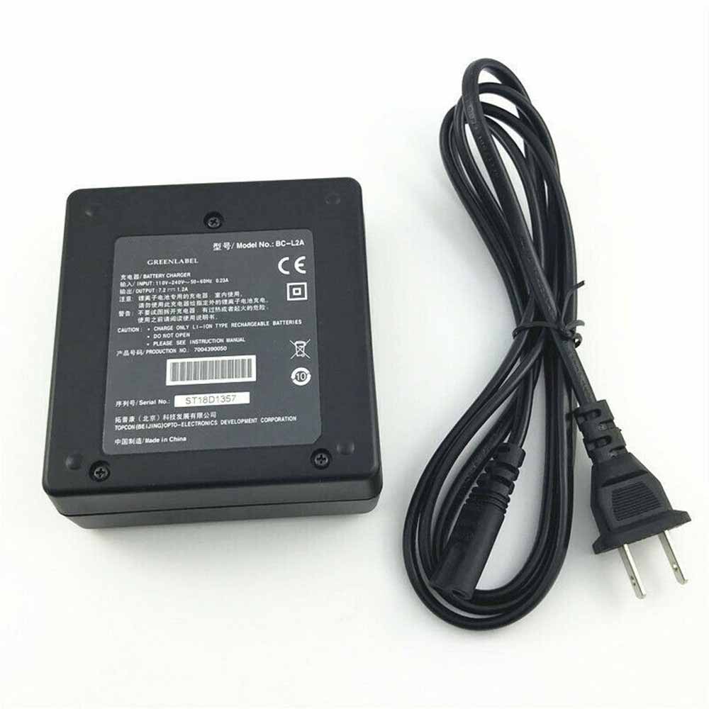 7.2V 1.2A 110-240V 50-60Hz 0.23A BC-L2A AC Adapter for Topcon BT-L2 BDC70 OS-602G/ES-602G