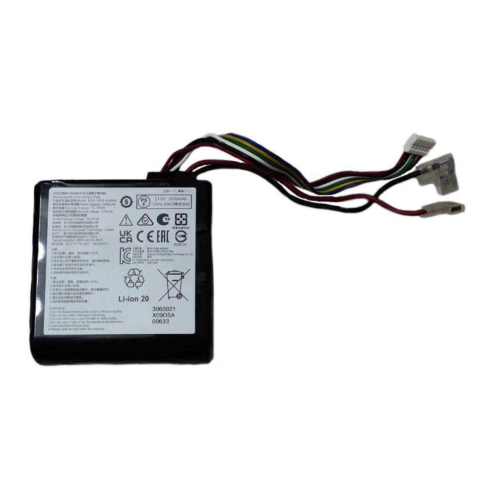 21.6V 3600mAh BCR-1P6S-4000HS Vacuum Robot Battery for Roborock Dyad pro Combo A10