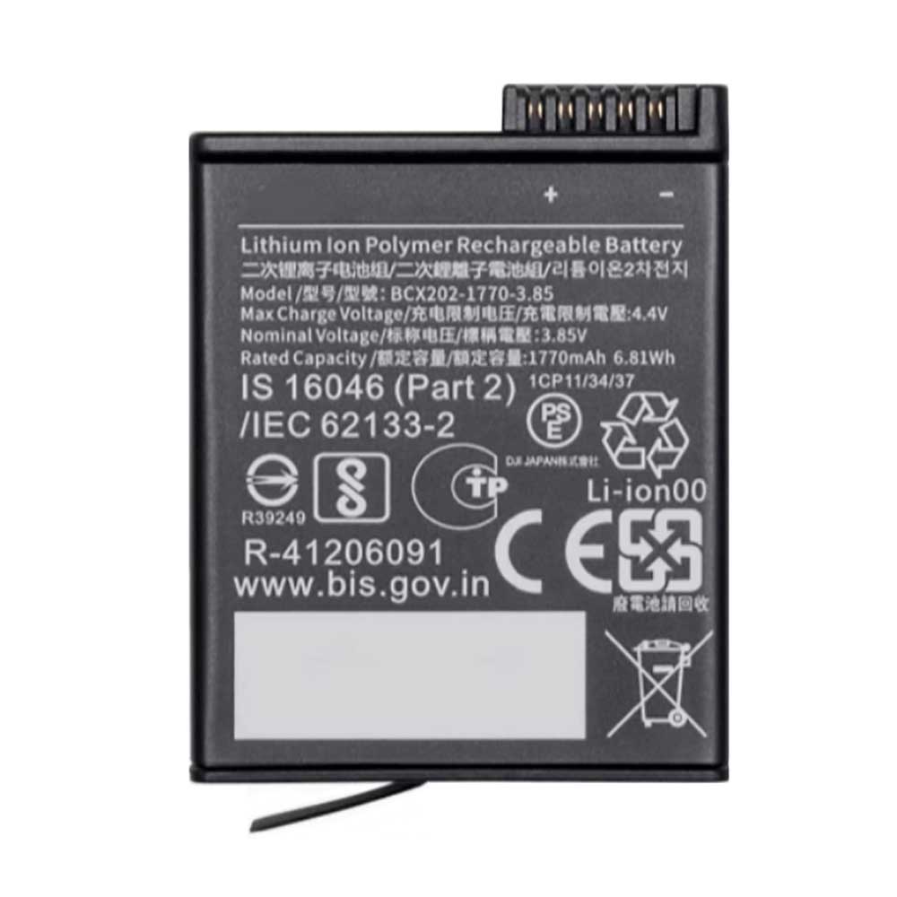 3.85V 1770mAh DJI Osmo Action 4 Replacement Battery