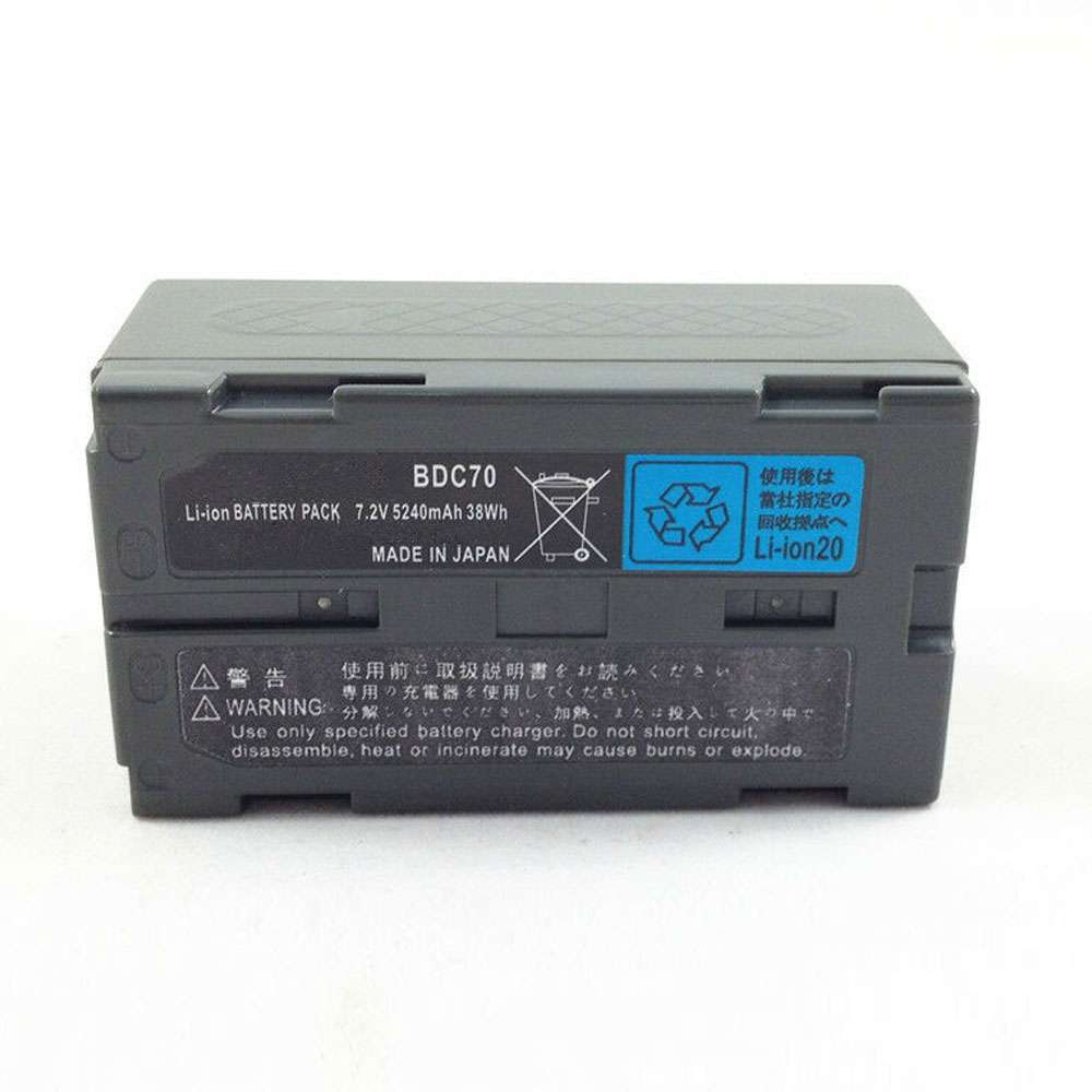 BDC70 5240mAh /38WH Replacement battery for SOKKIA TOPCON BDC70 for Total Station / GPS