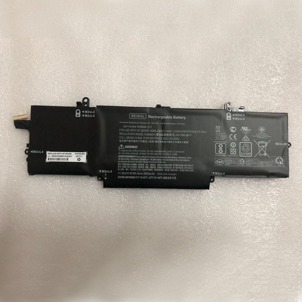 11.55V 67Wh/5800mAh BE06XL Laptop Battery for HP Elitebook 1040 G4 918180-855 HSTNN-1B7V HSTNN-DB7Y