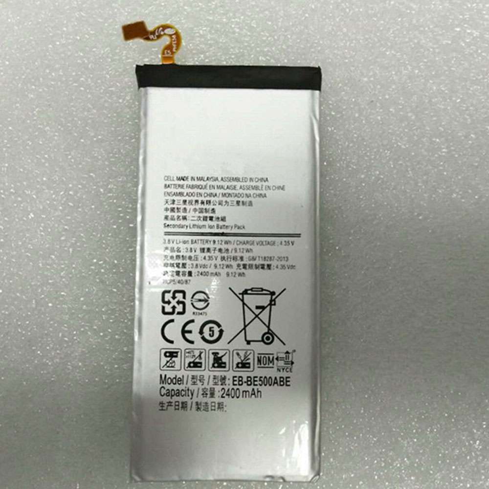 3.7V/4.2V 2300mAh/8.74WH EB-BE500ABE Smartphone Battery for Samsung Galaxy E5 4G Duos 3G SM-E500M