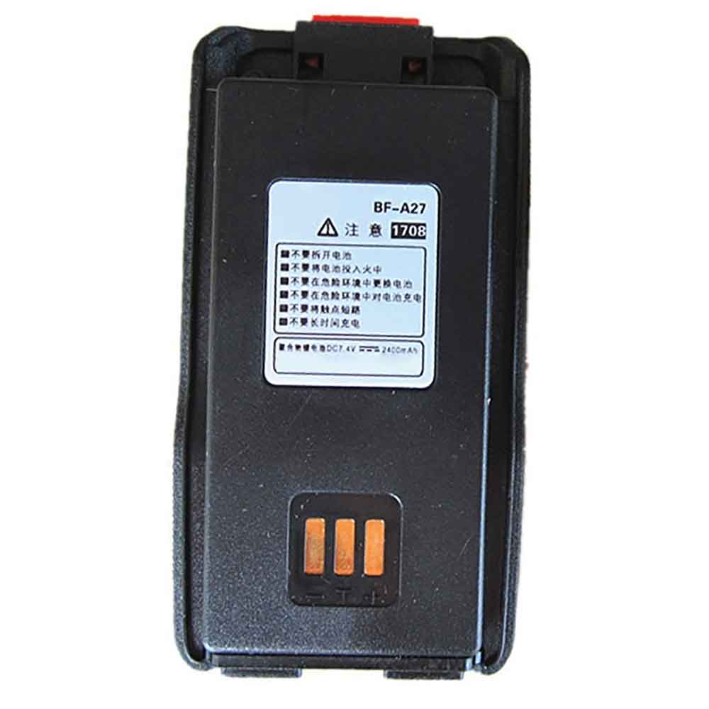 7.4V 2400mAh BF-A27 Radio Communication Battery for BFDX BF-5111UV