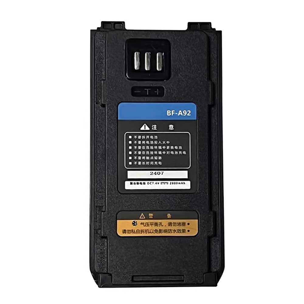 7.4V 2000mAh BF-A92 Radio Communication Battery for BFDX BF-TD588UV